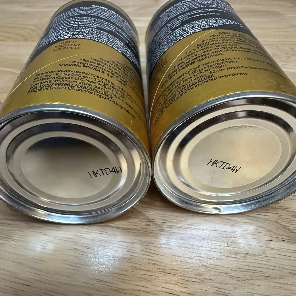 Gold Soft Sheen Carson Magic Shaving Powder 2 Cans 4.5 oz each